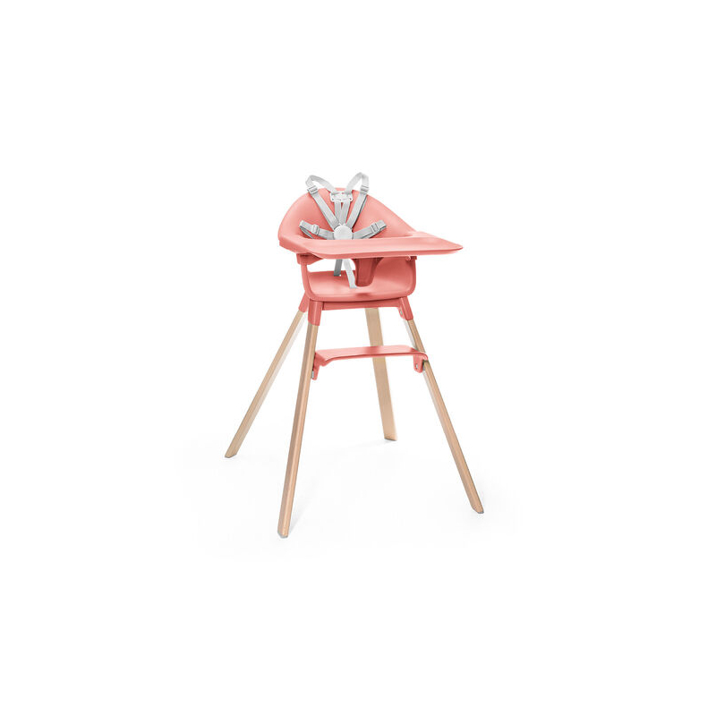 STOKKE Click jedálenská stolička sunny coral