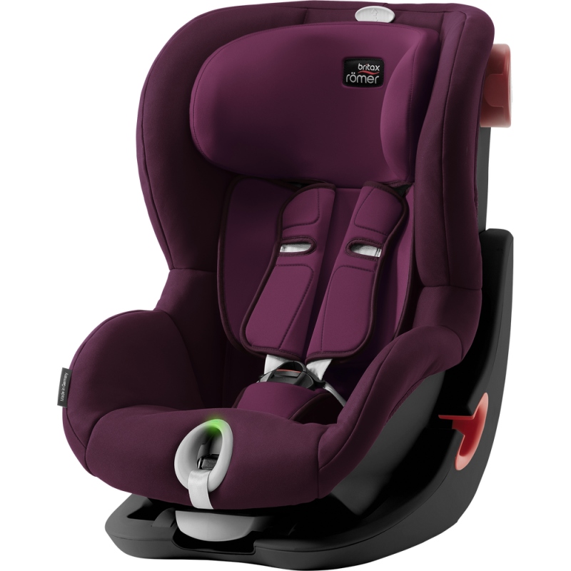 BRITAX-ROMER King II LS black autosedačka burgundy red