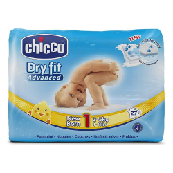 CHICCO Jednorázové plienky Dry Fit NEW BORN 2-5 kg