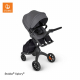 STOKKE Xplory V6 Black/Black Športový kočík, hlboká vanička red