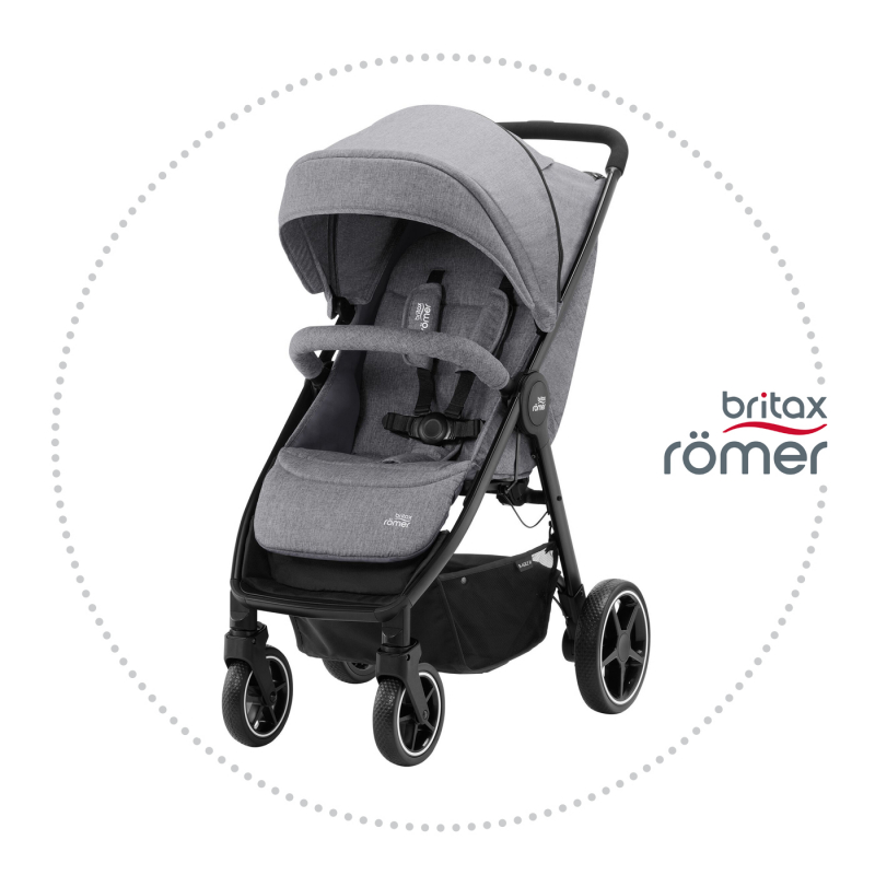 BRITAX-ROMER B-AGILE M Športový kočík Elephant Grey