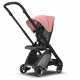 BUGABOO Ant Podvozok BLACK poťah športového sedadla GREY MELANGE strieška PINK MELANGE