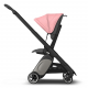 BUGABOO Ant Podvozok BLACK poťah športového sedadla GREY MELANGE strieška PINK MELANGE