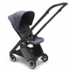 BUGABOO Ant Podvozok BLACK poťah športového sedadla STEEL BLUE strieška STEEL BLUE