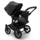 BUGABOO Donkey 3 Mono 2. kombinácia Podvozok Black poťah športového sedadla, hlboká vanička strieška Washed Black