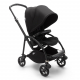 BUGABOO Bee 6 Podvozok BLACK poťah športového sedadla BLACK strieška BLACK