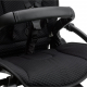 BUGABOO Bee 6 Podvozok BLACK poťah športového sedadla BLACK strieška BLACK