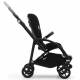 BUGABOO Bee 6 Podvozok BLACK poťah športového sedadla BLACK strieška BLACK