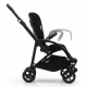 BUGABOO Bee 6 Podvozok BLACK poťah športového sedadla BLACK strieška BLACK