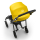 BUGABOO Bee 6 Podvozok BLACK poťah športového sedadla BLACK strieška LEMON YELLOW