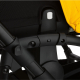 BUGABOO Bee 6 Podvozok BLACK poťah športového sedadla BLACK strieška LEMON YELLOW