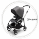 BUGABOO Bee 6 Podvozok ALU poťah športového sedadla GREY strieška GREY MELANGE