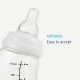DIFRAX S-fľaška antikoliková -Set dvoch bielych dojčenských S-fľašiek 250 ml