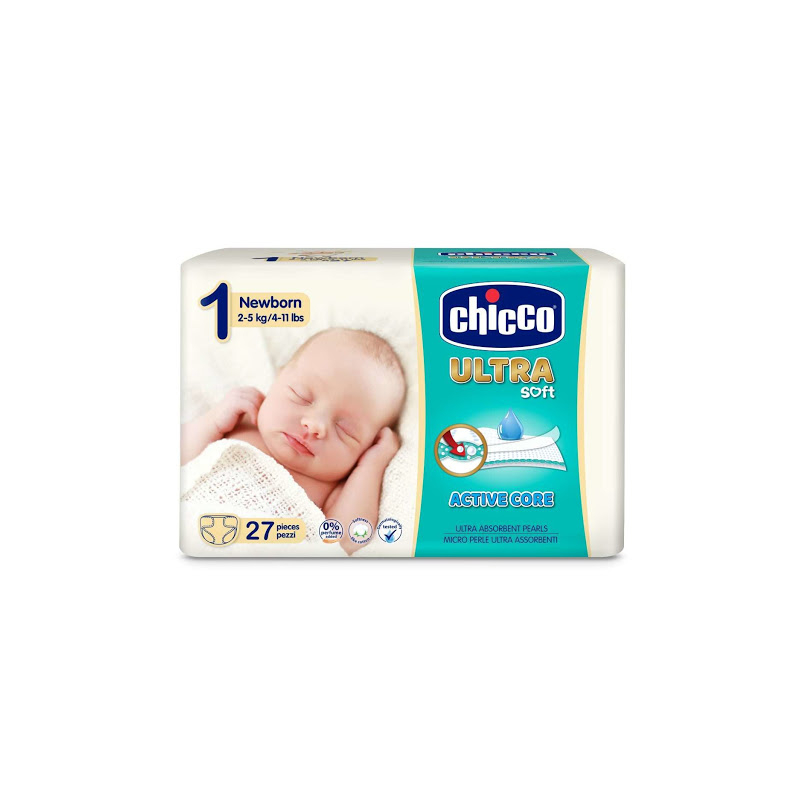 CHICCO Plienky Chicco Ultra Newborn 2-5kg 27ks