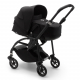 BUGABOO Bee6 - 2 kombinácia podvozok BLACK, poťah športového sedadla BLACK, hlboká vanička BLACK, strieška BLACK