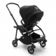 BUGABOO Bee6 - 2 kombinácia podvozok BLACK, poťah športového sedadla BLACK, hlboká vanička BLACK, strieška BLACK