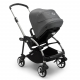 BUGABOO Bee6 - 2 kombinácia podvozok ALU, poťah športového sedadla GREY, hlboká vanička GREY MELANGE, strieška GREY MELANGE