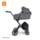 STOKKE Xplory V6 Black/Black Športový kočík, hlboká vanička red