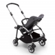 BUGABOO Bee 6 Podvozok ALU poťah športového sedadla GREY strieška BLACK