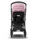 BUGABOO Bee 6 Podvozok BLACK poťah športového sedadla BLACK strieška SOFT PINK