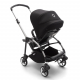 BUGABOO Bee 6 Podvozok ALU poťah športového sedadla GREY strieška BLACK