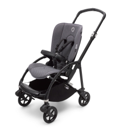 BUGABOO Bee 6 Podvozok BLACK poťah športového sedadla Grey