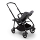 BUGABOO Bee 6 Podvozok BLACK poťah športového sedadla Grey