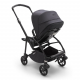 BUGABOO Bee 6 Mineral Podvozok BLACK poťah športového sedadla WASHED BLACK strieška WASHED BLACK