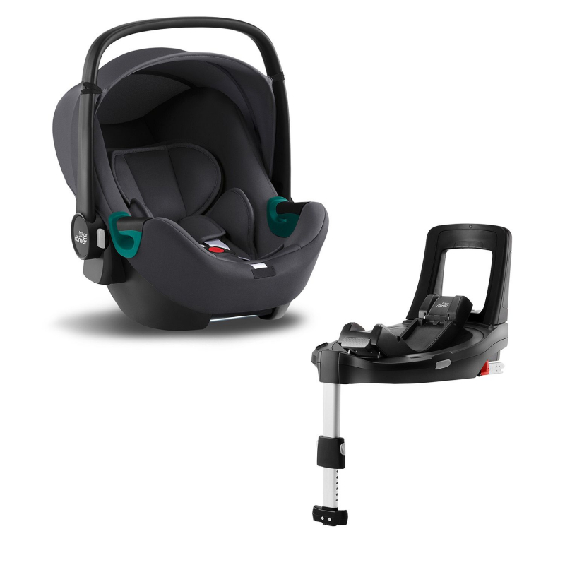 BRITAX-ROMER Baby-Safe 3 i-Size Bundle Flex iSense - Midnight Grey