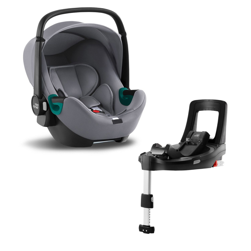 BRITAX-ROMER Baby-Safe 3 i-Size Bundle Flex iSense - Frost Grey