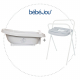 BÉBÉ JOU Vanička Click Ollie + Kovový stojan Click na vaničku Bébé-Jou 103 cm Light Grey
