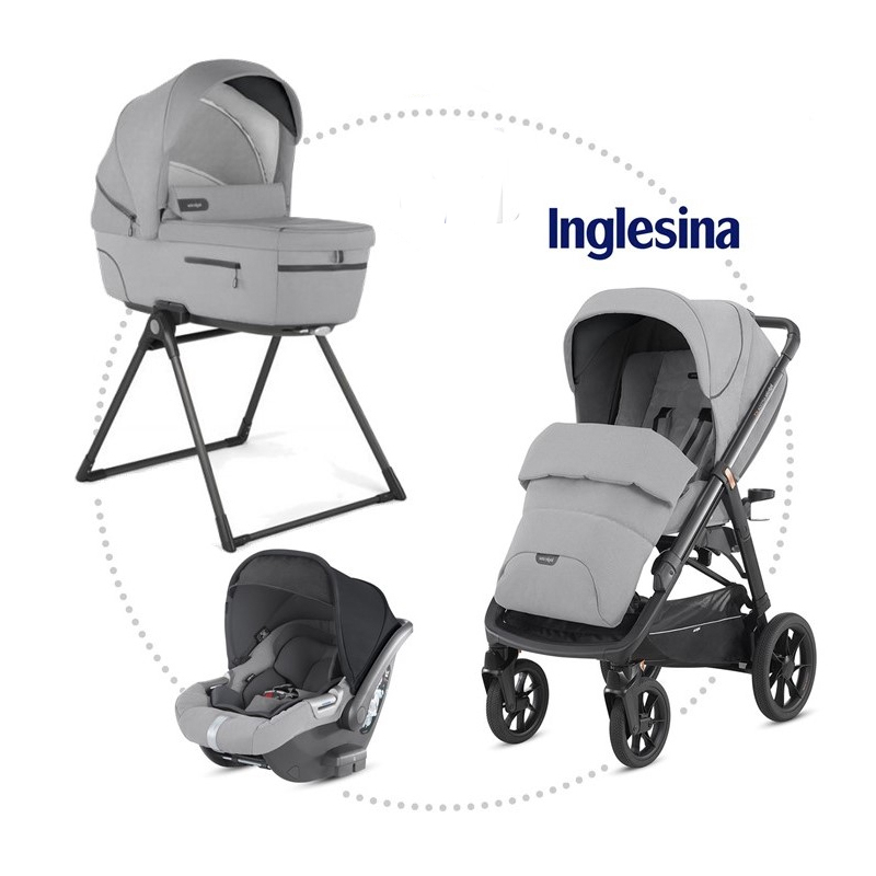 INGLESINA Aptica XT 3.kombinácia - Horizont Grey hlboká vanička, športová sedačka, autosedačka CAB