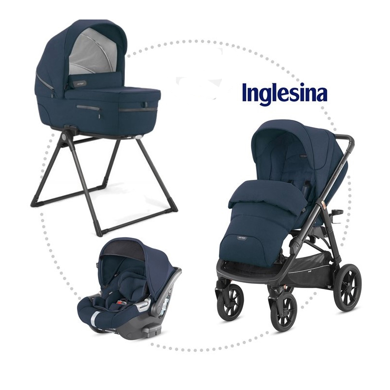 INGLESINA Aptica XT 3.kombinácia - Polar Blue hlboká vanička, športová sedačka, autosedačka Darwin