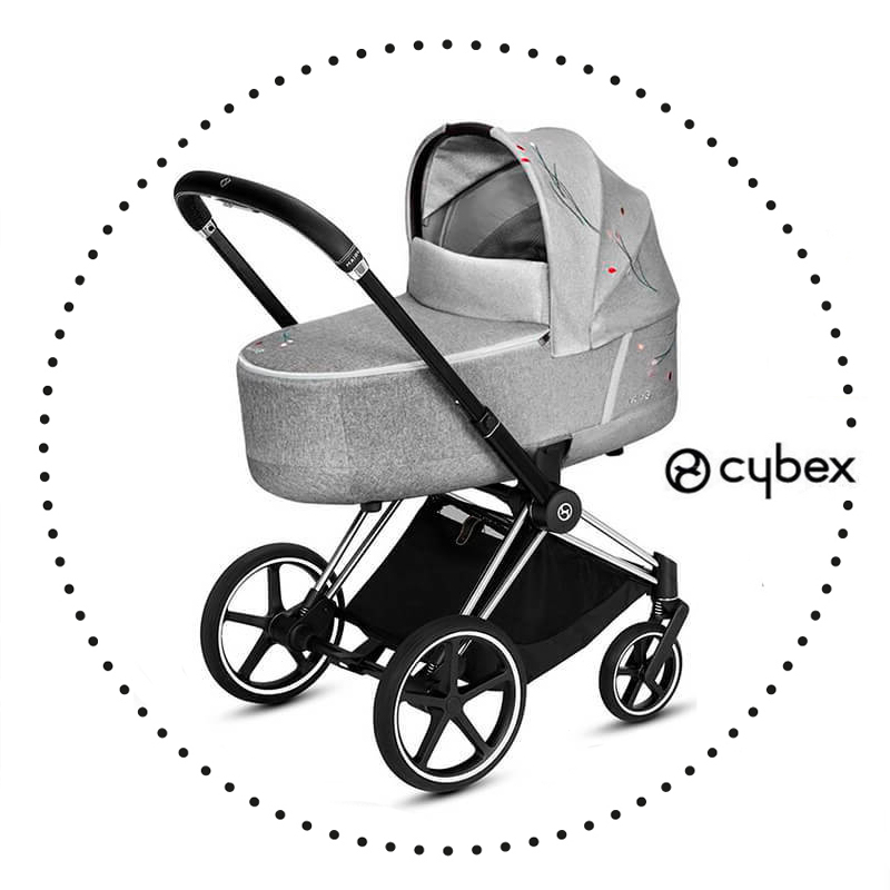CYBEX PRIAM Chrome / Black / Koi - hlboký kočík
