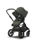 BUGABOO Fox 3 - 2. kombinácia Podvozok Black / Forest Green