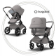 BUGABOO Fox 3 - 2. kombinácia Podvozok Graphite / Light Grey ( Mineral Colection )