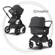 BUGABOO Fox 3 - 2. kombinácia Podvozok Black / Washed Black ( Mineral Colection )