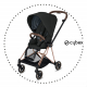 CYBEX MIOS Rose Gold / Deep black - športový kočík