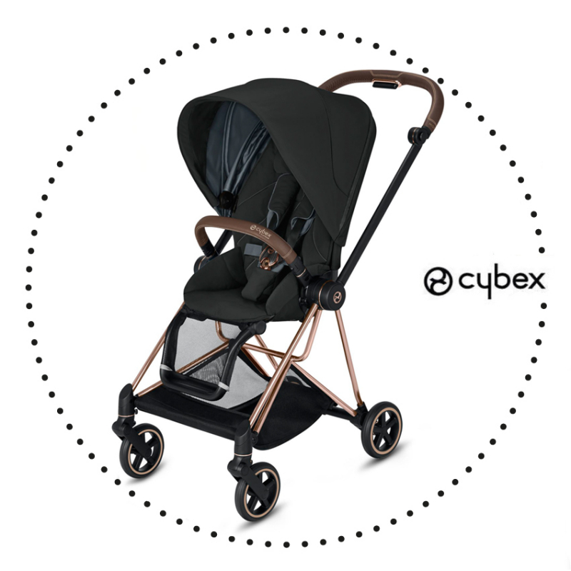 CYBEX MIOS Rose Gold / Deep black - športový kočík