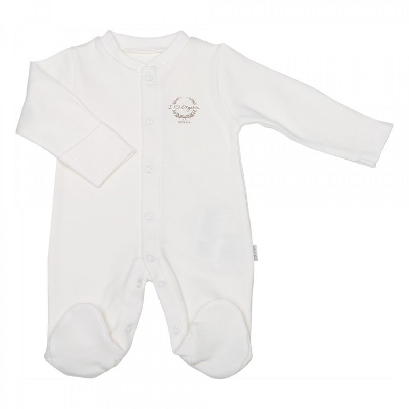 KITIKATE Organic overal newborn - White