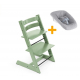 STOKKE Tripp Trapp + Newborn set - Moss green