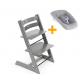 STOKKE Tripp Trapp + Newborn set - Storm grey