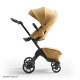 STOKKE Xplory X Black/Black Športový kočík, hlboká vanička golden yellow