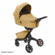 STOKKE Xplory X Black/Black Športový kočík, hlboká vanička golden yellow