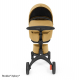 STOKKE Xplory X Black/Black Športový kočík, hlboká vanička golden yellow