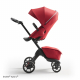 STOKKE Xplory X Black/Black Športový kočík, hlboká vanička ruby red