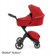 STOKKE Xplory X Black/Black Športový kočík, hlboká vanička ruby red