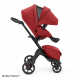 STOKKE Xplory X Black/Black Športový kočík, hlboká vanička ruby red