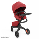 STOKKE Xplory X Black/Black Športový kočík, hlboká vanička ruby red