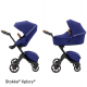 STOKKE Xplory X Black/Black Športový kočík, hlboká vanička royal blue